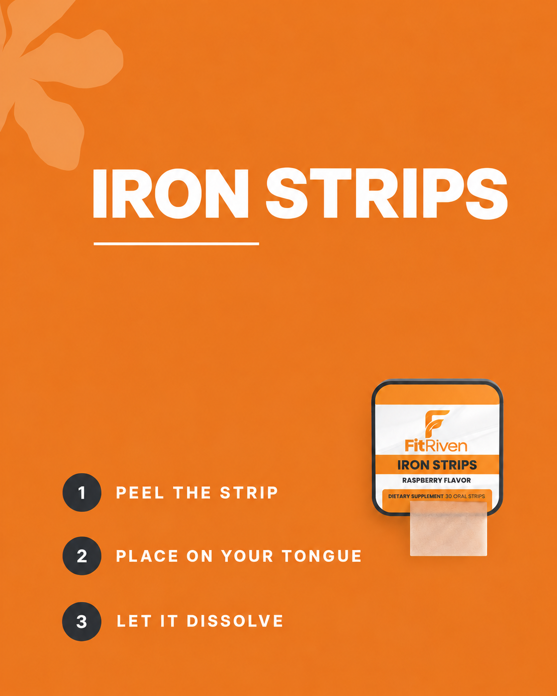 Iron Strips — Raspberry Flavor